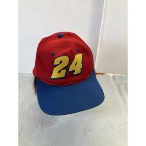 Vintage Nascar Jeff Gordon #24 Competitors View Snapback Hat Cap Rainbow Warrior
